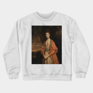 Anne Seymour Damer by Joshua Reynolds Crewneck Sweatshirt